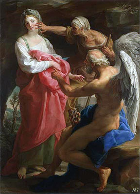 Pompeo Batoni | Time Orders Old Age to Destroy Beauty, 1746 | Giclée Canvas Print