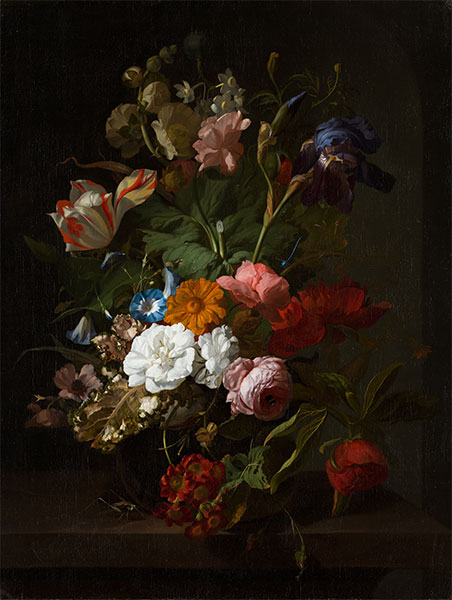 Vase with Flowers, 1700 | Rachel Ruysch | Giclée Canvas Print