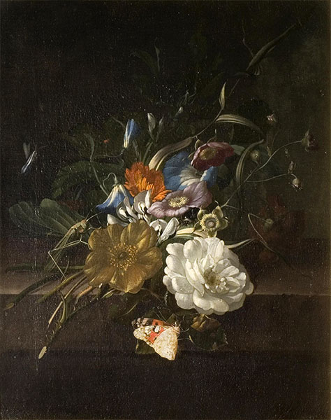 Ein Stillleben mit einem Strauß Blumen, c.1685/00 | Rachel Ruysch
