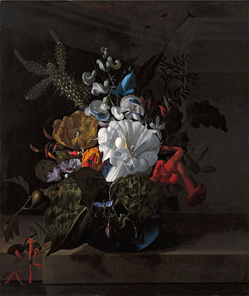 Rachel Ruysch | Still Life with Devil's Trumpet and Cactus, Undated | Giclée Canvas Print