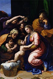 The Holy Family (Grande Famille of Francois I) | Raphael | Gemälde Reproduktion