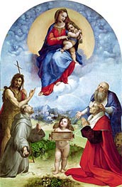 The Madonna of Foligno | Raphael | Gemälde Reproduktion