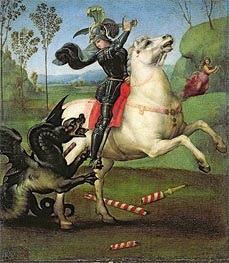 Raphael | Saint George Fighting the Dragon | Giclée Canvas Print