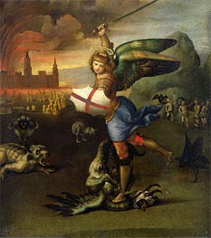 Raphael | Saint Michael and the Dragon | Giclée Canvas Print
