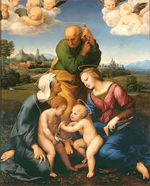 Raphael | The Canigiani Holy Family | Giclée Canvas Print