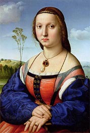 Portrait of Maddalena Doni | Raphael | Painting Reproduction