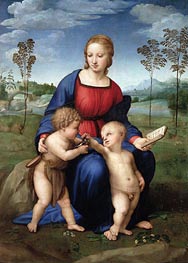 Madonna of the Goldfinch (Madonna del Cardellino) | Raphael | Gemälde Reproduktion