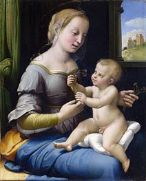 The Madonna of the Pinks (La Madonna dei Garofani) | Raphael | Gemälde Reproduktion