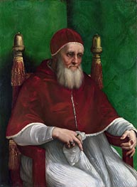 Portrait of Pope Julius II | Raphael | Painting Reproduction