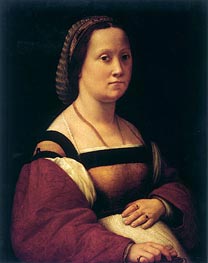 La Donna Gravida (The Pregnant Woman), c.1505/07 by Raphael | Canvas Print
