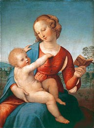 Madonna Colonna, c.1507/08 von Raphael | Leinwand Kunstdruck