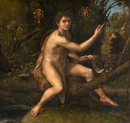 St. John the Baptist in the Desert | Raphael | Painting Reproduction