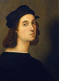 Self Portrait, c.1506 by Raphael | Canvas Print