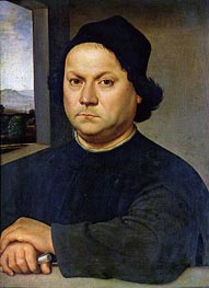 Portrait of Perugino | Raphael | Gemälde Reproduktion