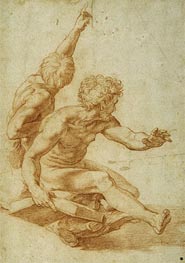 St. Andrew and Another Apostle in 'The Transfiguration' | Raphael | Gemälde Reproduktion