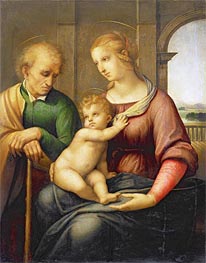 Holy Family (Madonna with Beardless Joseph), c.1505/06 by Raphael | Giclée Art Print