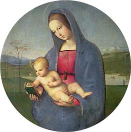 The Madonna Conestabile, c.1502/03 von Raphael | Leinwand Kunstdruck