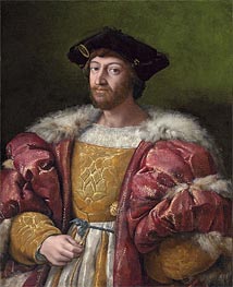 Portrait of Lorenzo de Medici, Duke of Urbino | Raphael | Gemälde Reproduktion
