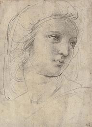 Raphael | Head of a Muse | Giclée Paper Print