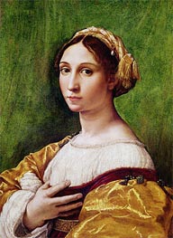 Portrait of a Young Girl , n.d. von Raphael | Leinwand Kunstdruck