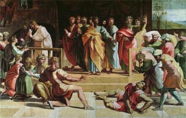 Raphael | The Death of Ananias, c.1515/16 | Giclée Canvas Print