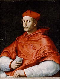 Portrait of Cardinal Bernardo Dovizzi Bibbiena, c.1514/16 by Raphael | Canvas Print