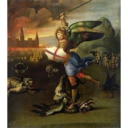 Saint Michael and the Dragon - Raphael