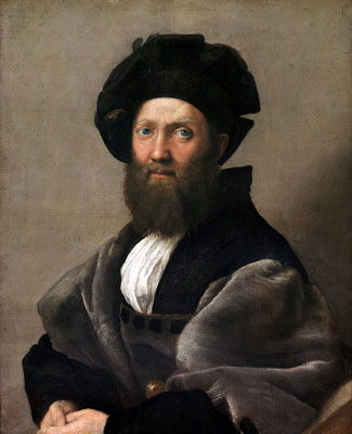Portrait of Baldassare Castiglione, c.1514/16 | Raphael | Giclée Canvas Print