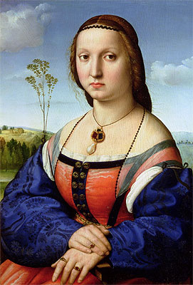 Portrait of Maddalena Doni, 1506 | Raphael | Giclée Leinwand Kunstdruck