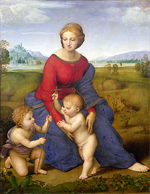 Madonna of Belvedere (Madonna del Prato), c.1505/06 | Raphael | Giclée Canvas Print