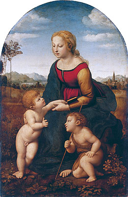 Raphael | La Belle Jardiniere, c.1507/08 | Giclée Leinwand Kunstdruck