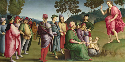 Saint John the Baptist Preaching, 1505 | Raphael