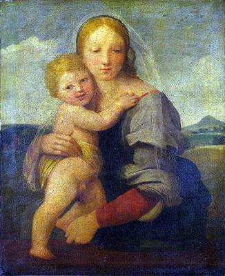 The Madonna and Child (The Mackintosh Madonna), c.1509/11 | Raphael | Giclée Leinwand Kunstdruck