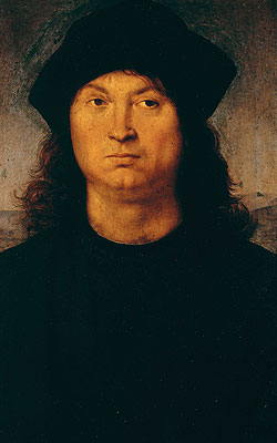 Portrait of a Man, c.1502 | Raphael | Giclée Leinwand Kunstdruck