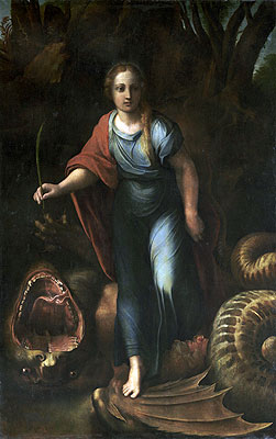 Sainte Marguerite, n.d. | Raphael | Giclée Canvas Print