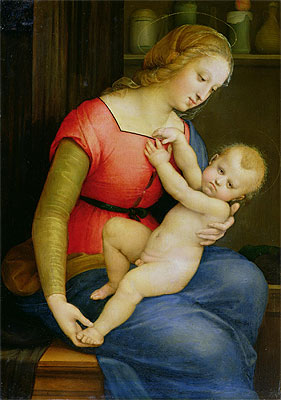 The Virgin of the House of Orleans, c.1505/06 | Raphael | Giclée Leinwand Kunstdruck
