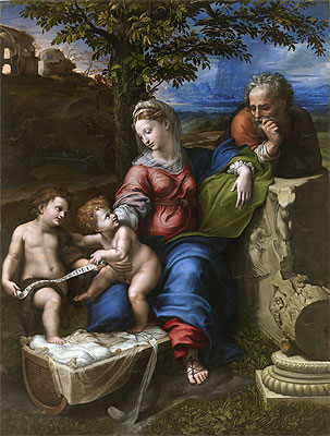 Die Heilige Familie mit einer Eiche, c.1518 | Raphael