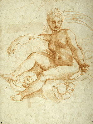 Venus Seated on Clouds, n.d. | Raphael | Giclée Paper Art Print