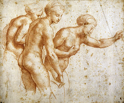 The Three Graces, n.d. | Raphael | Giclée Paper Art Print