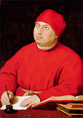 Portrait of Tommaso Inghirami, c.1516 | Raphael | Giclée Leinwand Kunstdruck