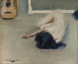 Nude with a Guitar, 1894 by Ramon Casas | Canvas Print