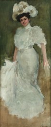 Portrait of Julia Fons, 1909 by Ramon Casas | Canvas Print