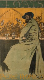 4 Cats, 1900 by Ramon Casas | Paper Art Print