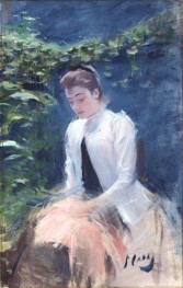 White Lady, 1891 by Ramon Casas | Canvas Print