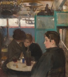Moulin de la Galette Interior, c.1890/91 by Ramon Casas | Canvas Print