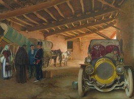 Das Kutschenhaus, 1907 | Ramon Casas