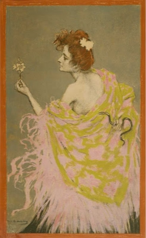 Originalentwurf für das Plakat 'Sífilis', 1900 | Ramon Casas | Giclée Papier-Kunstdruck