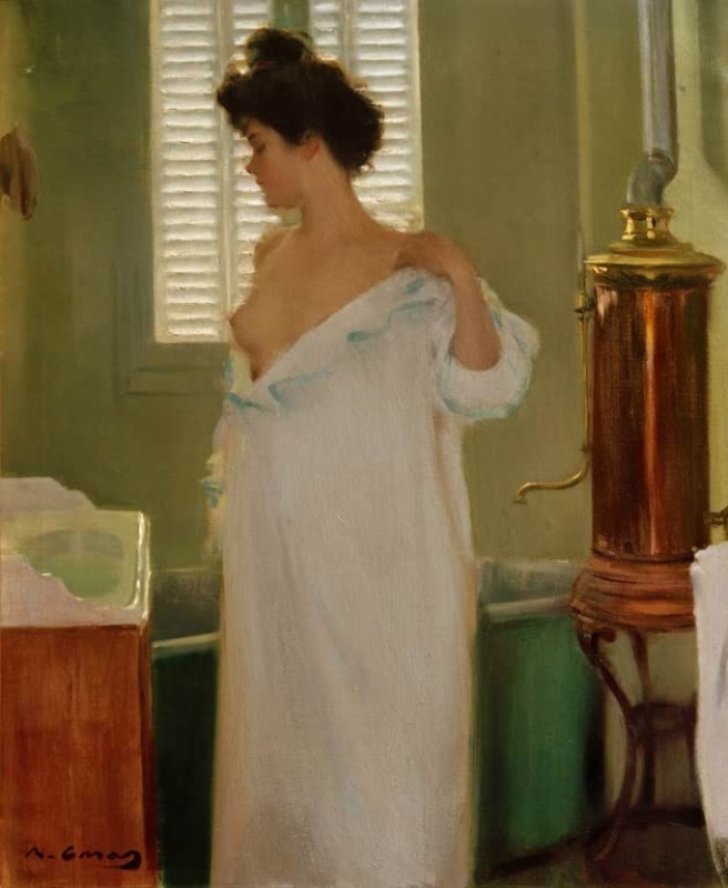 Before the Bath, 1895 | Ramon Casas | Giclée Canvas Print