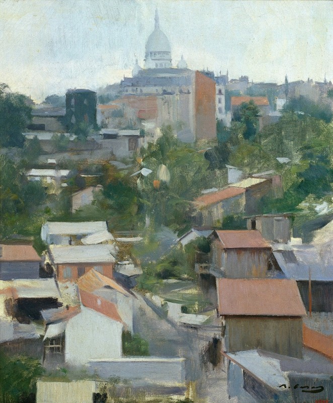The Sacred Heart, Montmartre, 1900 | Ramon Casas | Giclée Canvas Print