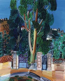 Der Eukalyptus, c.1926/27 von Raoul Dufy | Leinwand Kunstdruck